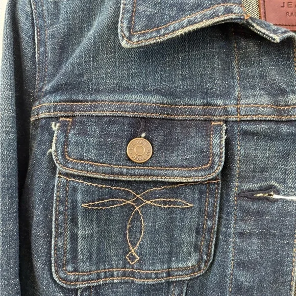 NWOT Ralph Lauren Dark Blue Jean Jacket - Picture 5 of 6
